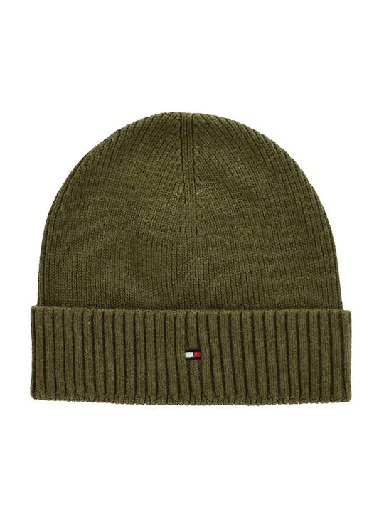 Tommy Hilfiger Knitted Beanie Cap Khaki AM0AM10337-0H7