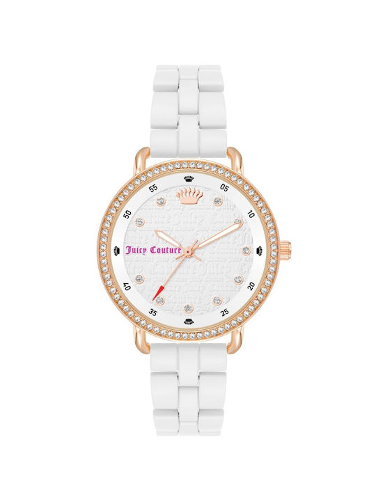 Juicy Couture Watch with White Metal Bracelet