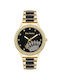 Juicy Couture Uhr mit Schwarz Metallarmband