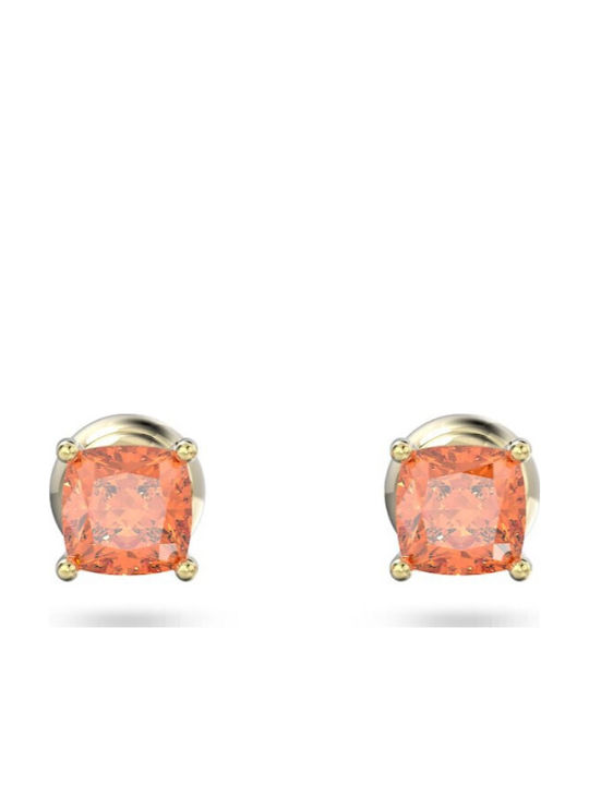 Swarovski Stilla Cushion Обици Позлатен с Камъни Swarovski Stilla Cushion Обици Позлатен с Камъни