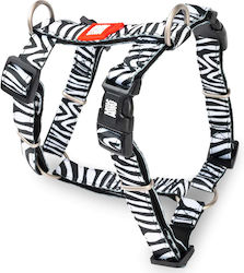 Max & Molly Dog Harness Zebra Large 25mm x 70-98cm MM0012 Max & Molly Dog Harness Zebra Large 25mm x 70-98cm MM0012