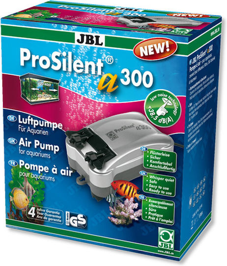 JBL Prosilent A300 Aquarium Air Pump with Adjustable Flow Speed
