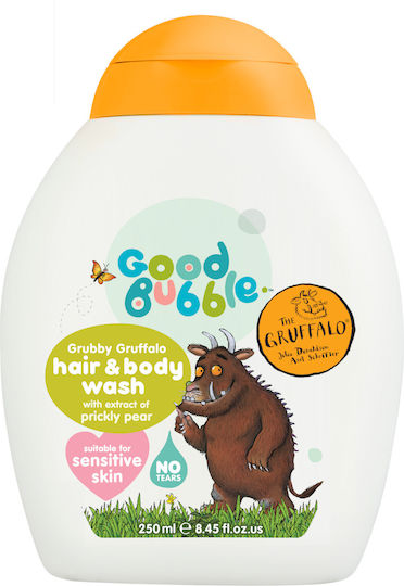 Good Bubble Kids Bubble Bath & Shampoo Prickly Pear in Gel Form 250ml