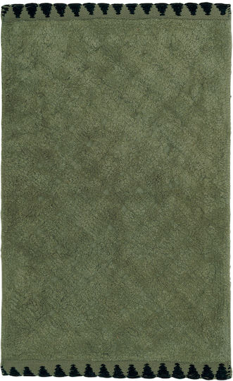 Palamaiki Πατάκι Μπάνιου Βαμβακερό Jersey Olive 50x80εκ.