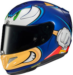 HJC Rpha 11 Sonic Sega Full Face Helmet with Pinlock and Sun Visor DOT / ECE 22.05 1300gr