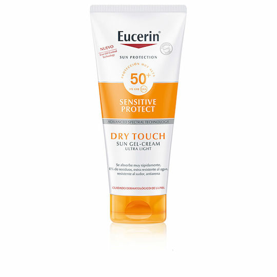 Eucerin Sun Protection Dry Touch Sensitive Protect Sunscreen Cream for the Body SPF50 200ml