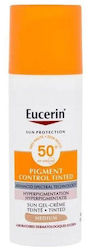 Eucerin Sun Protection Pigment Control Sunscreen Lotion Face SPF50 with Color Medium 50ml