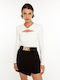 Toi&Moi Women's Blouse Long Sleeve White