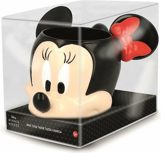 Stor Minnie Becher Keramik Mehrfarbig 360ml