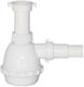 Lamaplast Plastic Siphon Sink with Output 38mm White