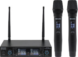 W-Audio DM 800H Twin Handheld UHF (863.0Mhz-865.0Mhz) Σετ Ασύρματο Μικρόφωνο Χειρός W-Audio DM 800H Twin Handheld UHF (863.0Mhz-865.0Mhz) Σετ Ασύρματο Μικρόφωνο Χειρός