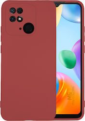 Sonique Back Cover Σιλικόνης Μπορντό (Redmi 10C)
