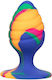 Calexotics Cheeky Swirl Tie-Dye Anal Plug Mittel