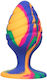 Calexotics Cheeky Swirl Tie-Dye Anal Plug Groß