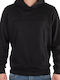 Sweatshirt mit Kapuze Schwarz