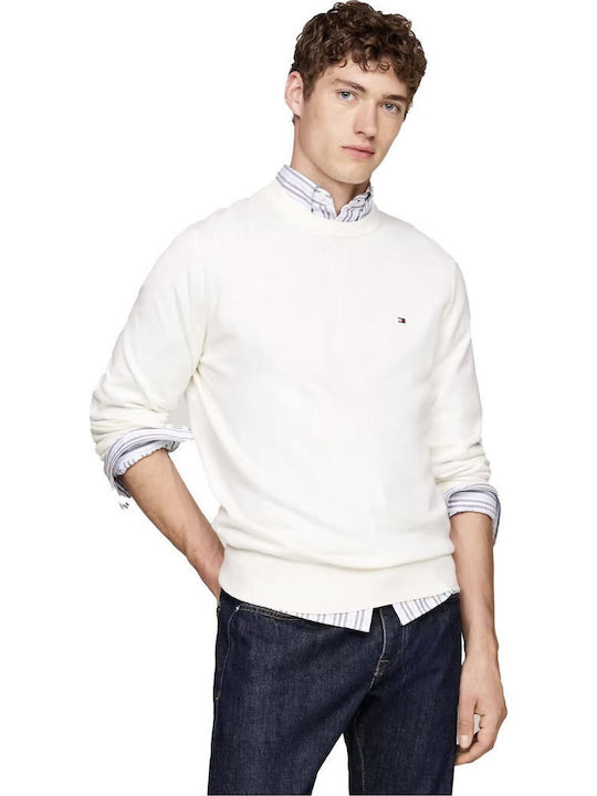 Tommy Hilfiger Пуловер с дълъг ръкав Ecru