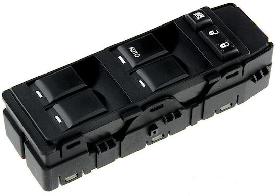 NTY Fensterheberschalter Auto für Dodge Rächer Jeep Großer Cherokee 13pin Schwarz