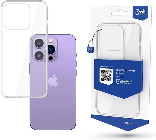 3MK Armor Задна корица Силикон 1.5мм Прозрачен (iPhone 14 Pro)