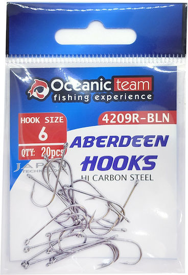 Oceanic 4209R BLN Aberdeen 4 Angelhaken-Set 20Stück No4