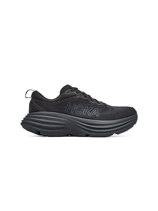 HOKA Bondi 8 Damen Sportschuhe Laufen Schwarz