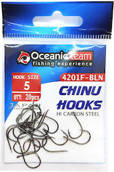 Oceanic 4201F BLN Chinu 1/0 Αγκίστρια Σετ 20τμχ No1/0 OC.04201F-BLN-1/0 Oceanic 4201F BLN Chinu 1/0 Αγκίστρια Σετ 20τμχ No1/0 OC.04201F-BLN-1/0