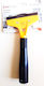 KMT Style Ξύστρα Keramische Kochfelder mit Griff 10x22cm Gelb 1Stück