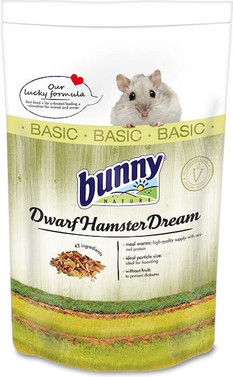 Bunny Nature Τροφή για Χάμστερ Dwarf Hamster Dream Basic 600gr
