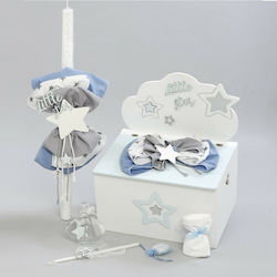 Katsigiannis Little Stars Baptism Set with Theme Star 4pcs