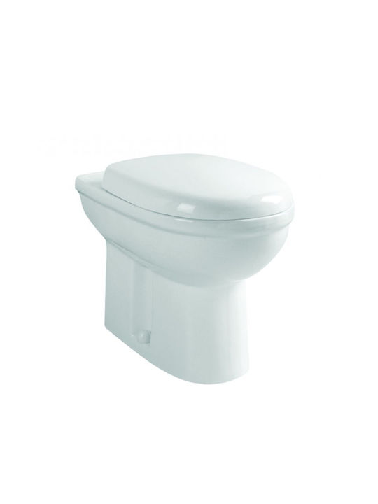 Gloria Plastic Soft Close Toilet Seat White Fyans Elegan