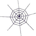 Spider Web Carnival Accessory Black for Halloween