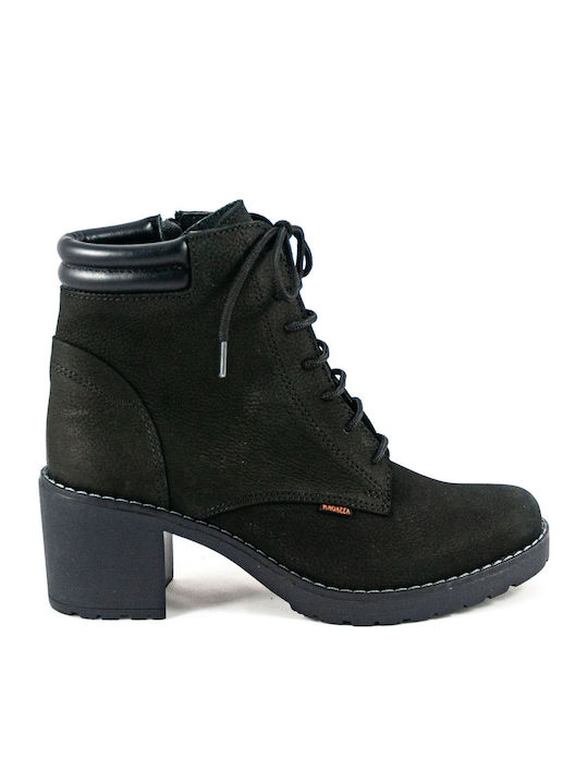 Ragazza Suede Γυναικεία Αρβυλάκια Μαύρα