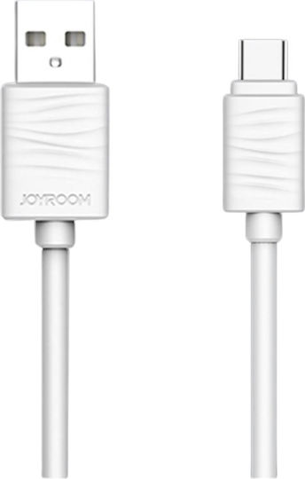 Joyroom JR-S118 USB 2.0 Kabel USB Typ-C männlich - USB-A Weiß 1m