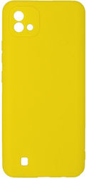 Ancus Umschlag Rückseite Silikon Gelb (Realme C11 2021) 37169