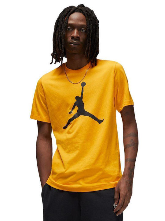 Nike Jumpman Tricou sportiv pentru bărbați cu mâneci scurte Galben