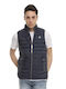 Double A Men's Sleeveless Puffer Jacket Navy Blue A