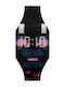 Disney Kids Digital Watch Minecraft with Rubber/Plastic Strap Black