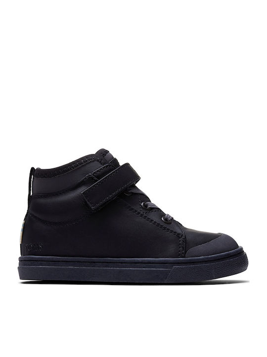Cusco Παιδικά Sneakers High με Σκρατς Μαύρα