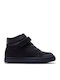 Cusco Παιδικά Sneakers High με Σκρατς Μαύρα
