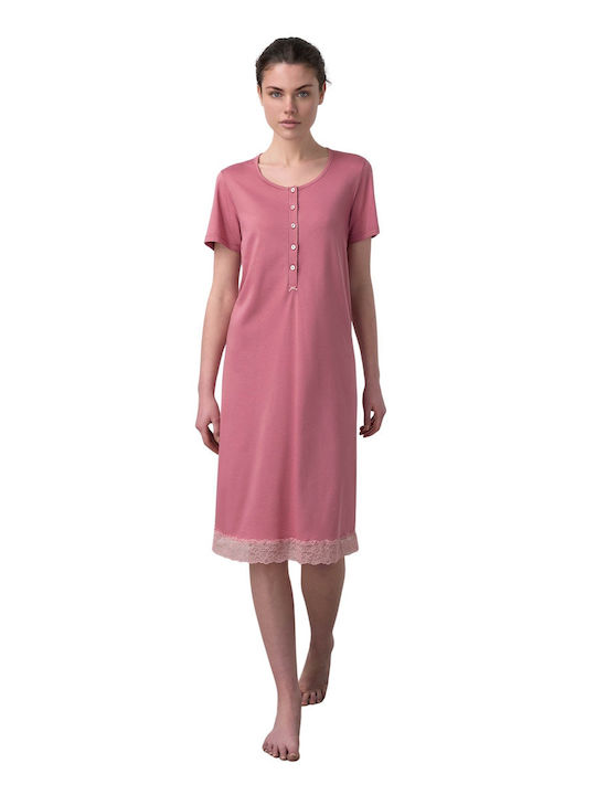 Vamp Summer Women's Nightdress Rose Dusty