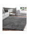Saray Home Soft Χαλί Ορθογώνιο Shaggy Γκρι 200x270cm