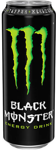 Monster Classic Energy Drink με Ανθρακικό σε Κουτί 449ml