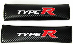 Μαξιλαράκια Ζώνης Αυτοκινήτου Carbon Type R Μαύρα 2τμχ Μαξιλαράκια Ζώνης Αυτοκινήτου Carbon Type R Μαύρα 2τμχ