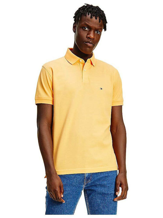 Tommy Hilfiger Polo Short Sleeve Blouse Yellow