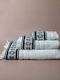 White Fabric Σετ Πετσέτες Μπάνιου 3τμχ Jessie Λευκές Βάρους 600gr/m²