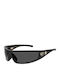 Chiara Ferragni Women's Sunglasses with Black Plastic Frame and Black Lens CF7017/S 807IR