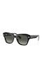 Ray Ban State Street Women's Sunglasses with Black Horn-Rimmed Frame and Black Gradient Lens RB2186 901/71