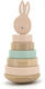 Trixie Stacking Toy Mrs Rabbit made of Wood for 12++ Months