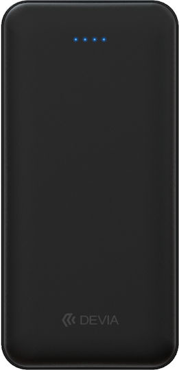 Devia EP111 Power Bank 20000mAh mit 2 USB-A Anschlüssen und USB-C Anschluss Schwarz