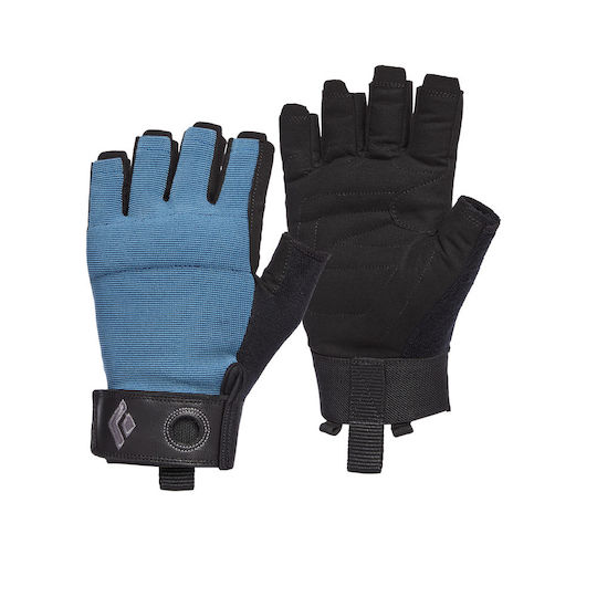 Black Diamond Crag Half-Finger Ανδρικά Γάντια Αναρρίχησης Μπλε