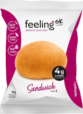 FeelingOk Bread Protein Σάντουιτς 50gr